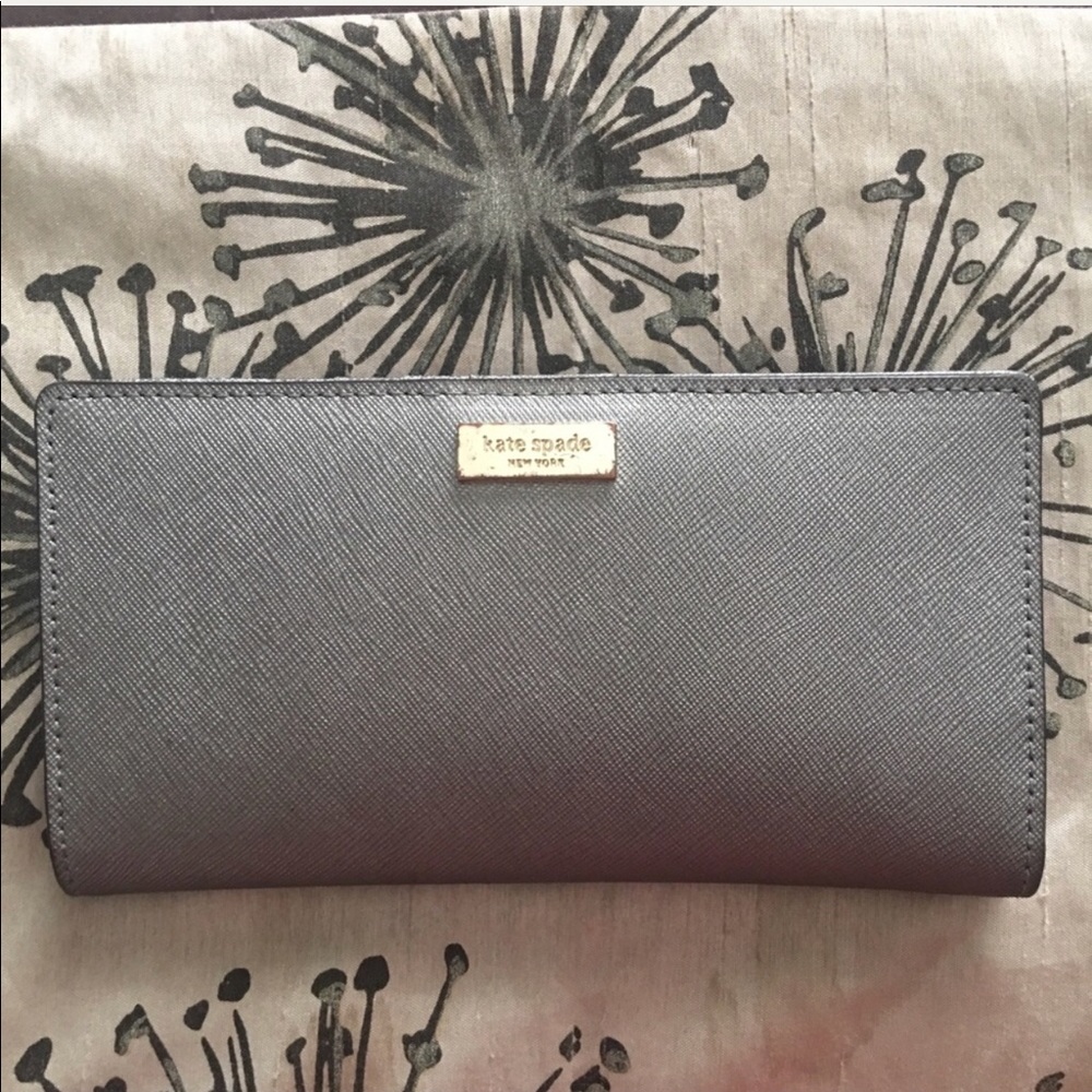 Gray Kate spade wallet